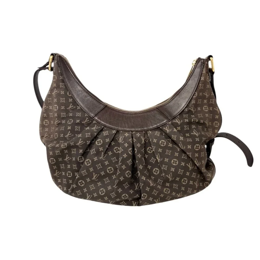 LOUIS VUITTON Vintage Monogram Rhapsody Crossbody Bag Brown Gold Canvas [106263] - Picture 6 of 14